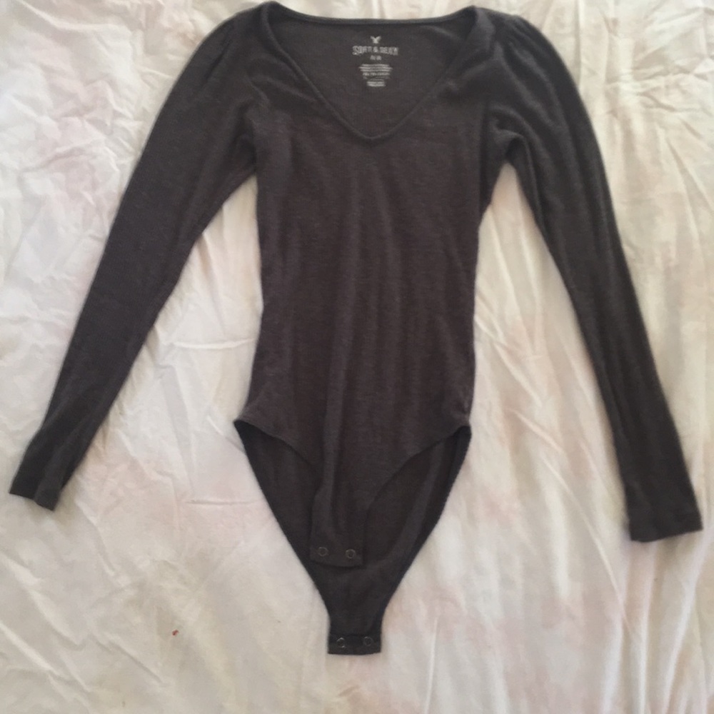American Eagle Rib Knit Bodysuit
